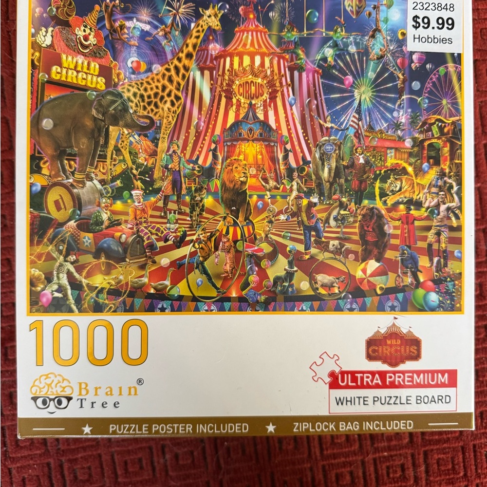 Wild Circus 1000-Piece Puzzle - Colorful